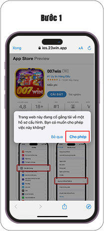 tải app 0007win iOS